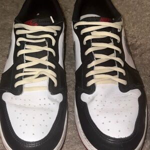 Nike Air Jordan 1 Retro Low OG Black White Red Black Toe Men's CZ0790-106 11.5